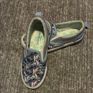 Disney GroundUp Lilo & Stitch Slip On Sneaker Shoe Glitter, Size 2